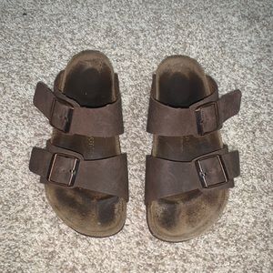 brown birkenstocks